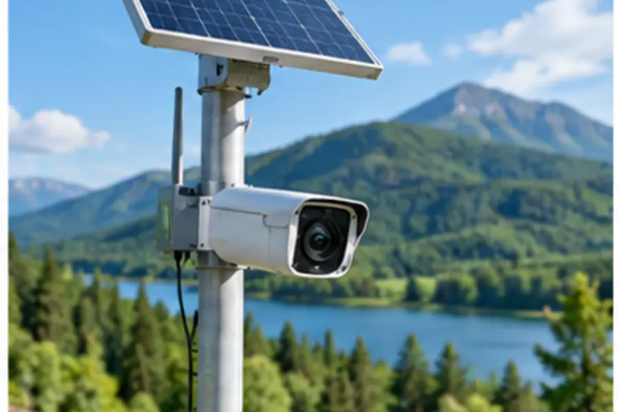 Camera 4G dùng năng lượng mặt trời cho điểm xa