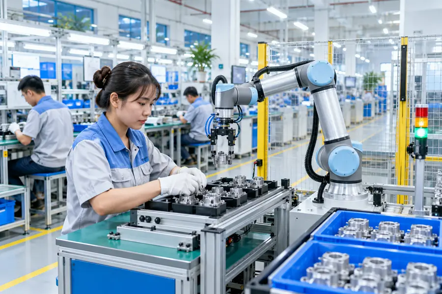 Robot cộng tác cho các công đoạn lặp lại